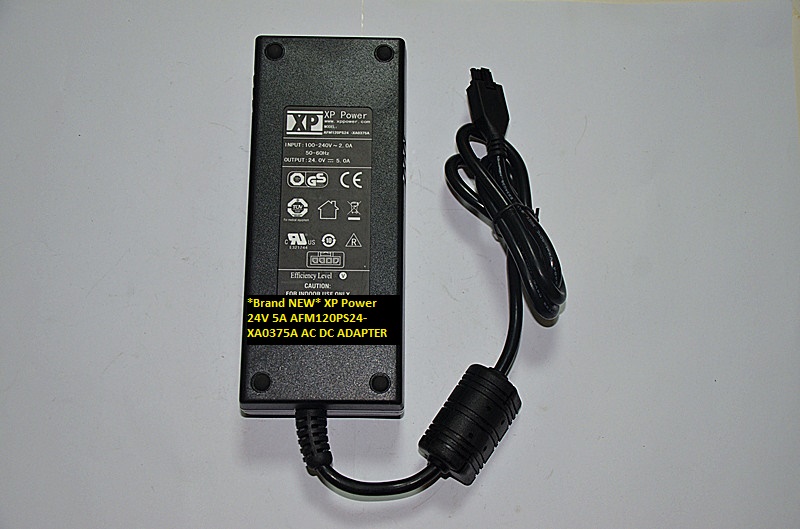 *Brand NEW* XP Power AFM120PS24-XA0375A 24V 5A AC DC ADAPTER *Brand NEW* XP Power AFM120PS24-XA0375A 24V 5A AC DC ADAPTER